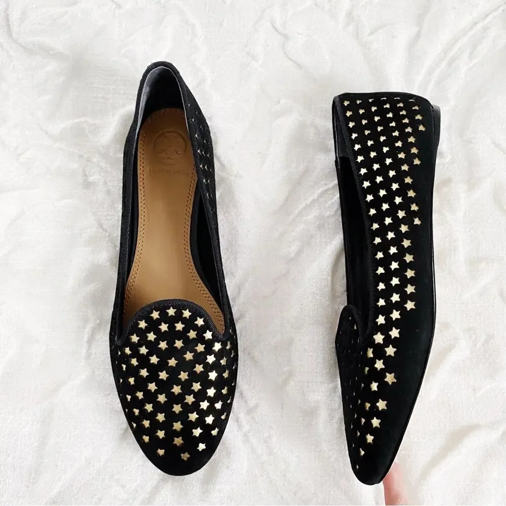 Tory Burch Olympia Star Genuine Calf Hair Loafer Size 6